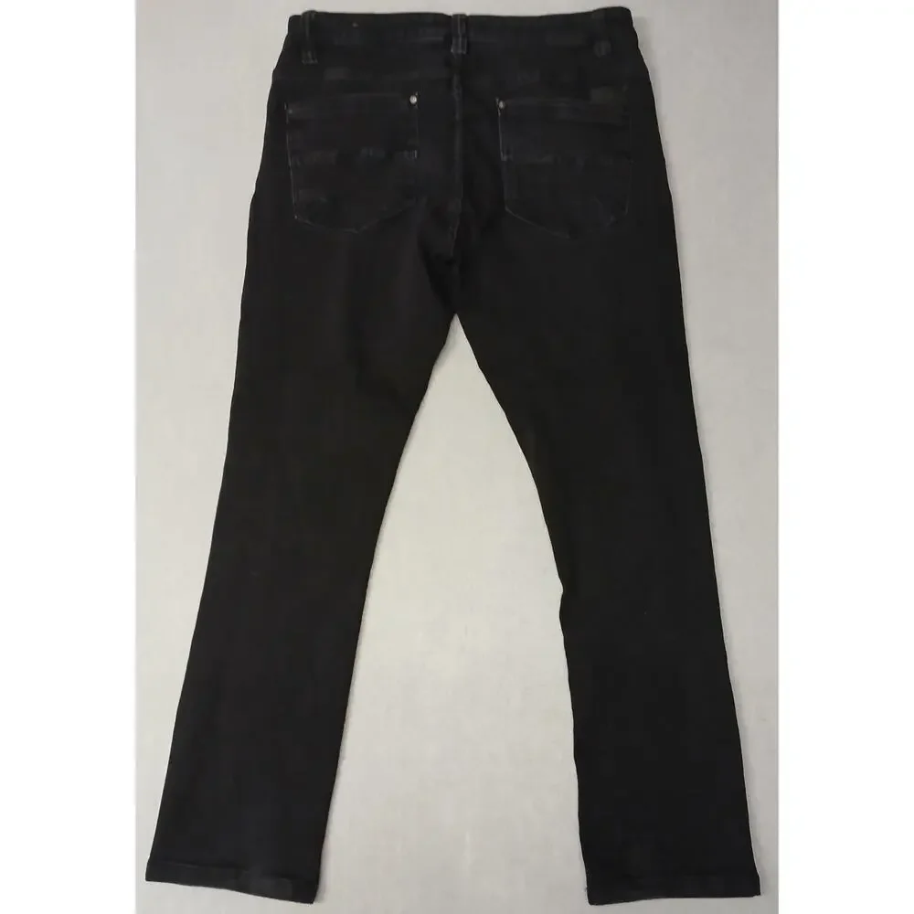 Artful Rebel (32x30) Black Jax Slim Stretch Straight Pants
